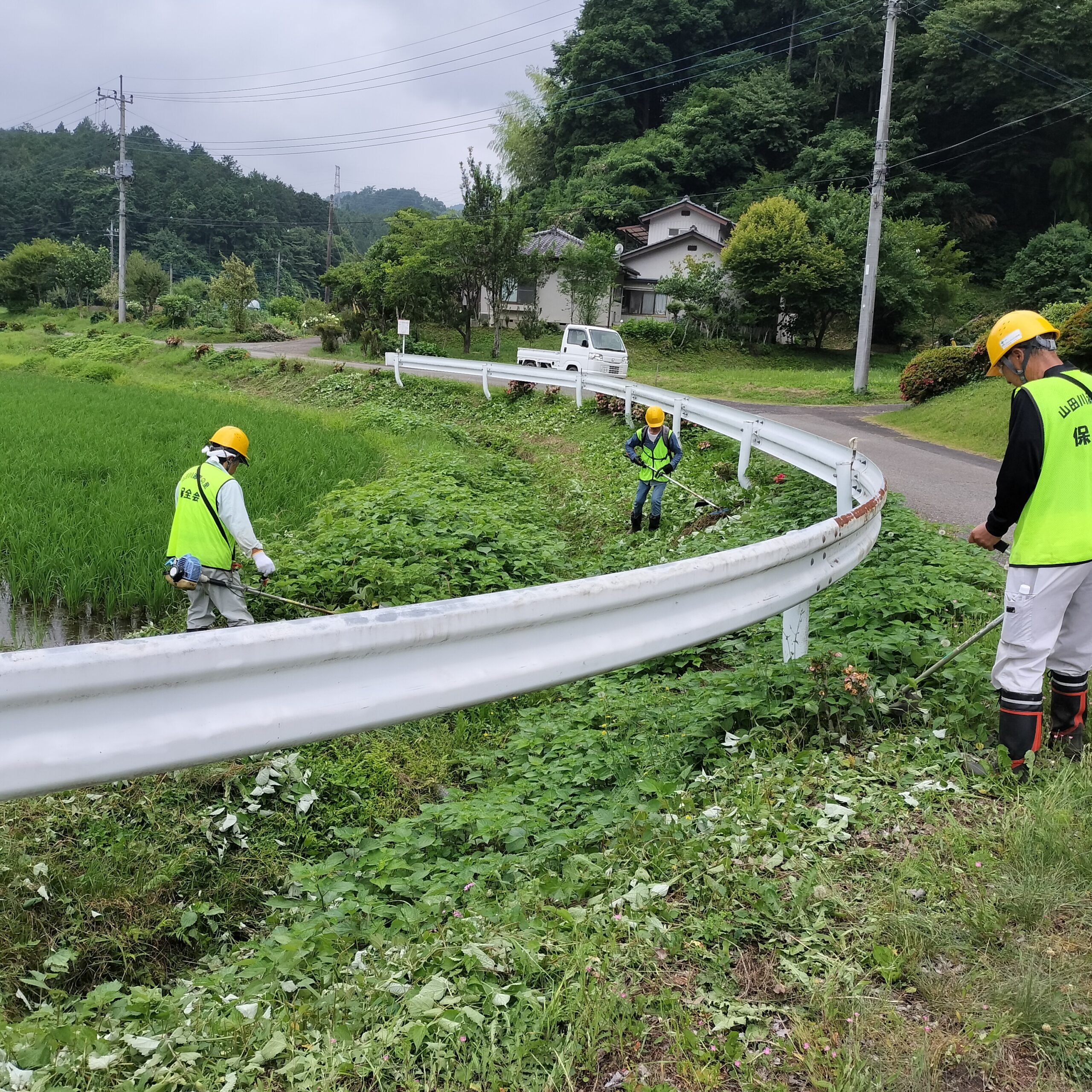 河川沿い草刈作業の支援者募集してます